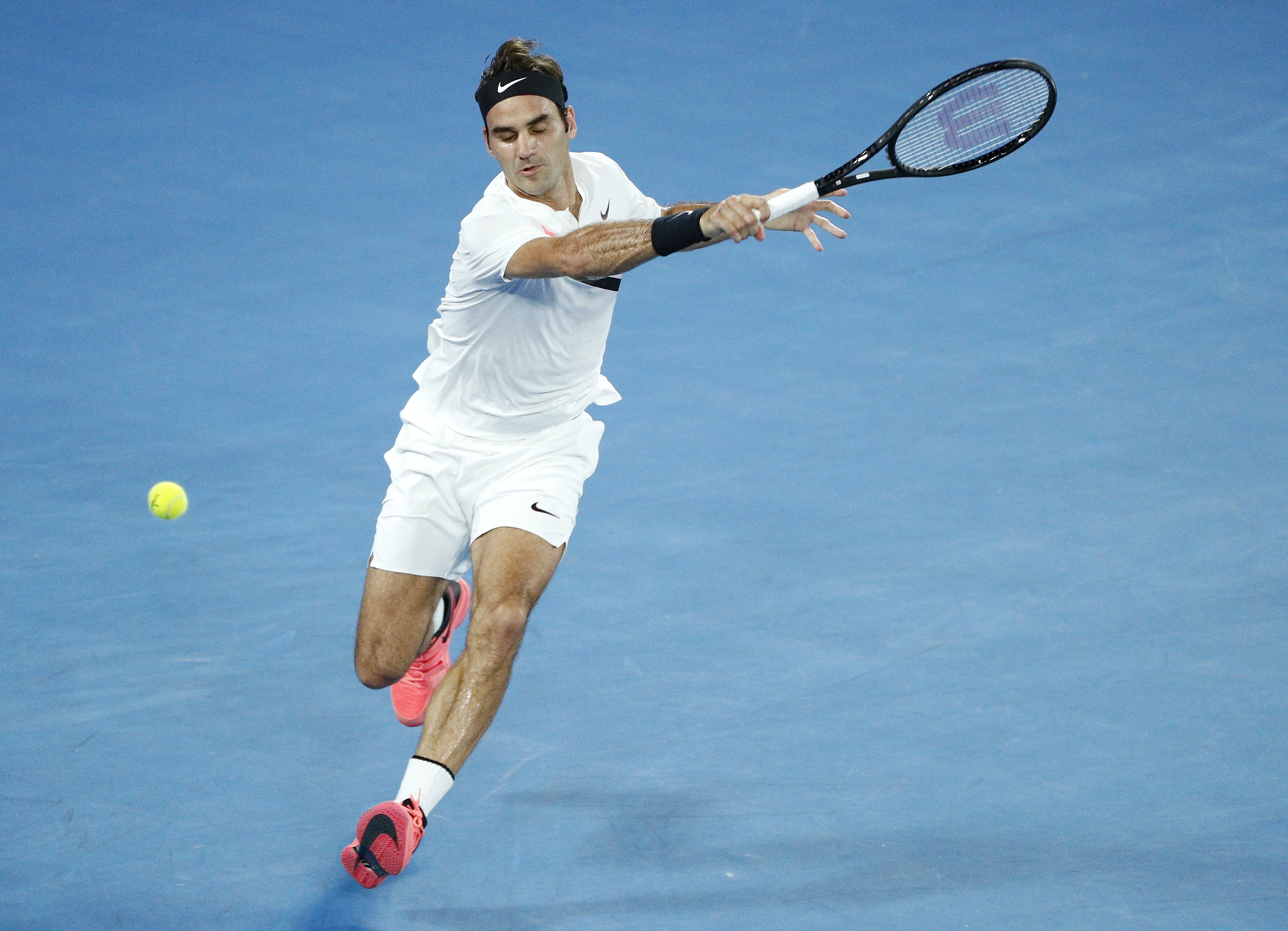 美国网球队鏖战澳大利亚网球队，费德勒高光表现