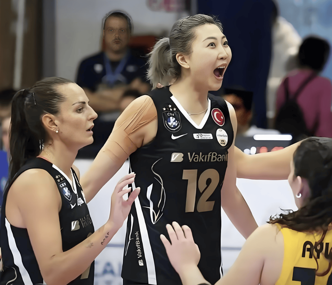 排球选手赛后落泪，背后故事感人